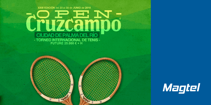 Magtel colabora de nuevo con el  Open de Tenis Ciudad de Palma del Río