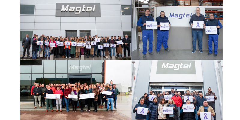 Profesionales de Magtel se concentran en conmemoración del Día Internacional de la Eliminación de la Violencia contra la Mujer - Magtel