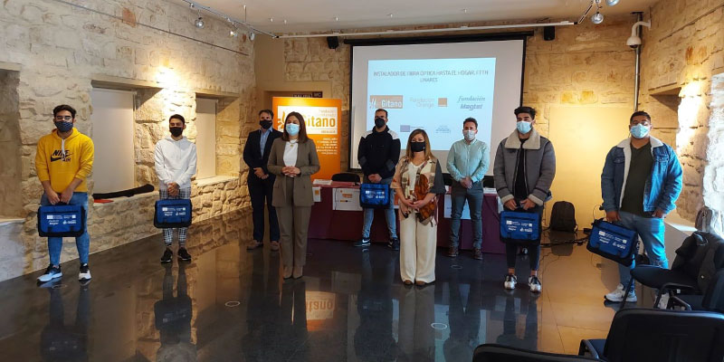Linares acoge un nuevo itinerario formativo de FTTH promovido por Fundación Magtel, Fundación Secretariado Gitano y Fundación Orange - Magtel