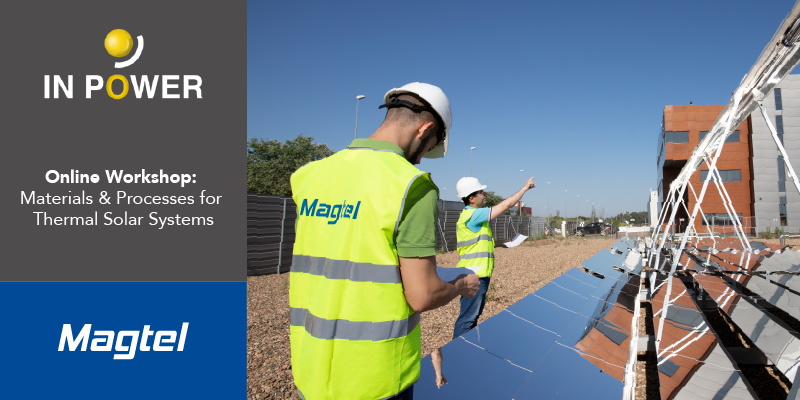 El proyecto In Power, en el que participa Magtel, debatirá sobre el futuro de la industria de la energía solar concentrada