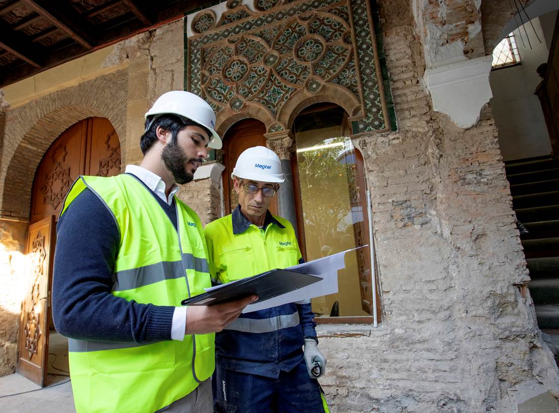 La UTE Magtel-Martín Casillas finaliza la primera fase de las obras de rehabilitación del Archivo Histórico Municipal de Córdoba