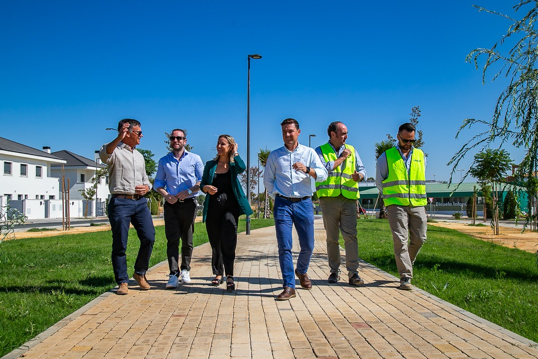 Magtel ejecuta un nuevo boulevard en la zona sur de Alcalá de Guadaíra